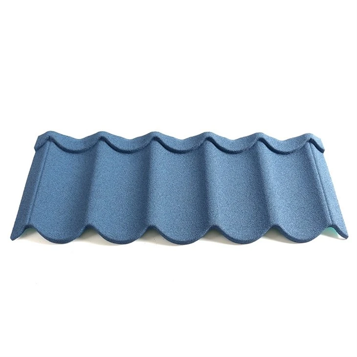Color Stone Coated Tiles Stone Chip Roof Tile factory
